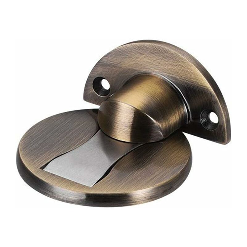 

Tope de puerta magnético de acero inoxidable 304, soporte para puerta de escritorio de hotel para el hogar, tope de puerta, bronce antiguo