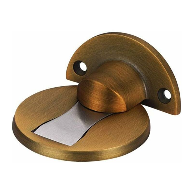 

Tope de puerta magnético de acero inoxidable 304, soporte para puerta de escritorio de restaurante de hotel en casa, tope de puerta, latón amarillo