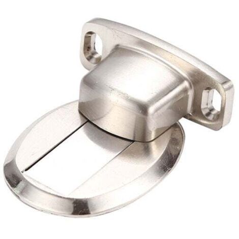 Tope de puerta magnético de metal resistente AIPERQ con tornillos autoadhesivos ocultos 3M