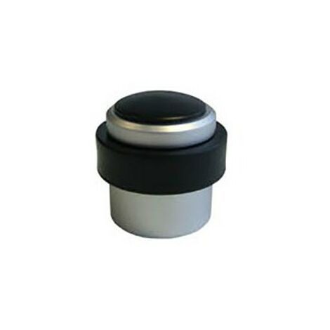Tope de suelo con taco + tornillo de aluminio BLINDOMAX aspecto anodizado - Ø37 x H.37 mm - 221