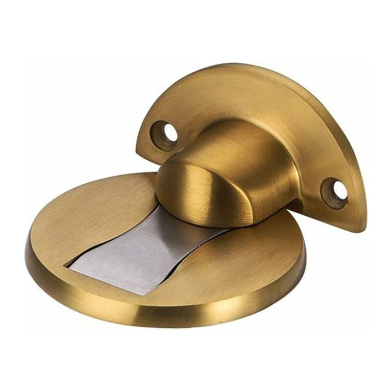 

Tope magnético de acero inoxidable 304, soporte para puerta de escritorio de restaurante de hotel en casa, tope de puerta, dorado cepillado