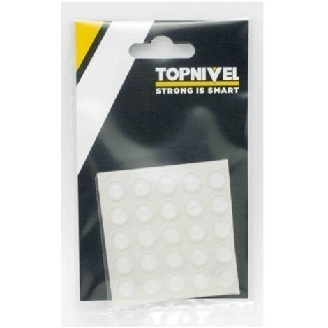 Tope Proteccion Golpes 10X 3Mm Adhesivo Antidesl Tra Nivel 25 Pz