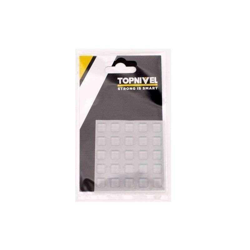 

Tope Proteccion Golpes 10X10X2,5Mm Adhesivo Antidesl Tra 25 Pz - Nivel