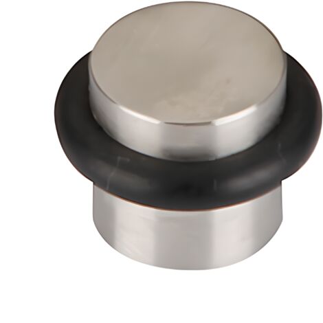 Tope puerta cilíndrico acero inox níquel satinado 19mm