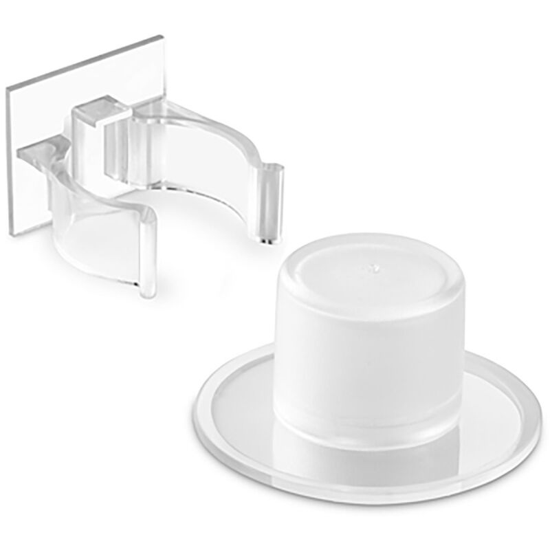 Inofix - Tope retenedor pinza adhesivo transparente Blíster