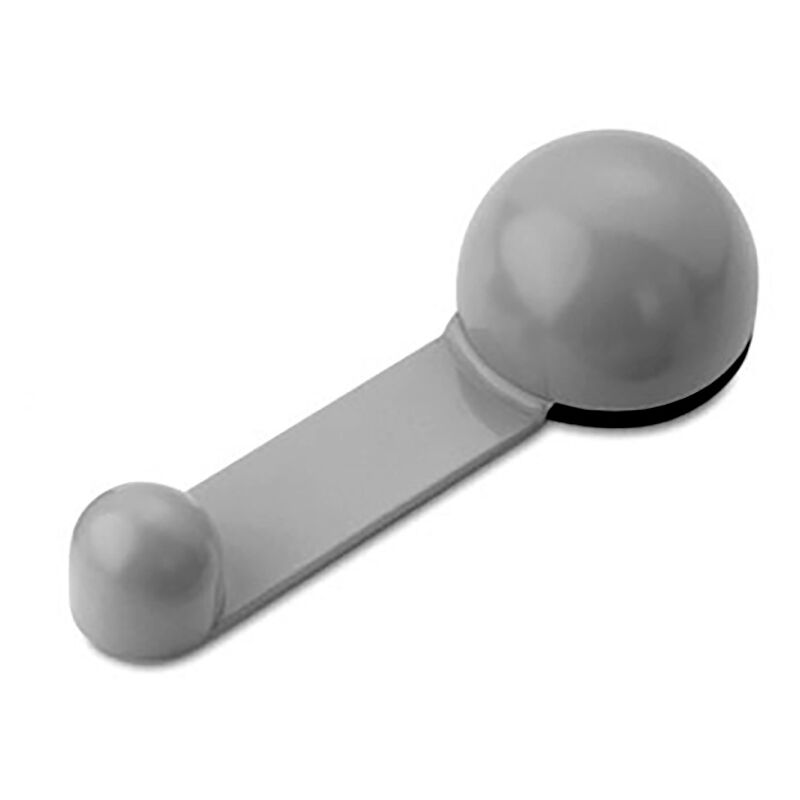 

INOFIX Tope retenedor giratorio adhesivo gris metalizado (blister) inofix