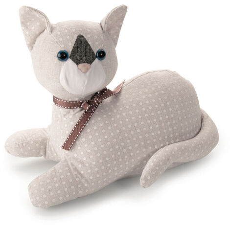 Tope textil para puerta, diseño gato, 3178-2 INOFIX