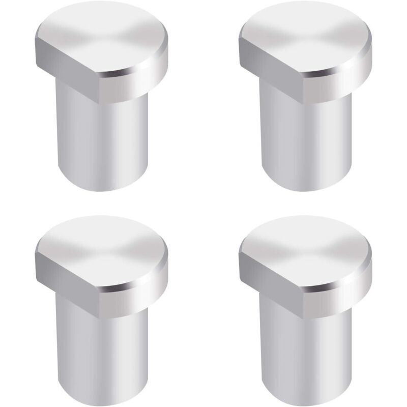 Topes de banco de 4 piezas, bloques de espiga de límite de acero inoxidable, accesorios fijos para mesa de carpintería