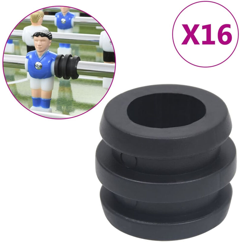 

Topes de jugador de futbolin 15,9/16 mm barra 16 piezas