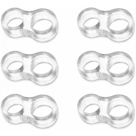 topes de PVC para manija de puerta, pequeños topes de silicona, transparentes y no tóxicos.