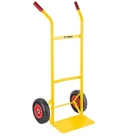 Topex Chariot de transport robuste 120 kg capacité