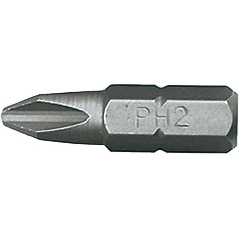 Topex - PH2 25mm Schraubendreherbits - 10-teilig, Bitsatz