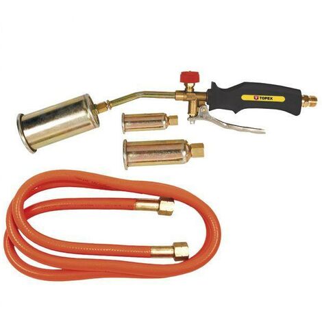Topex - Set di 3 bruciatori a gas da 19,5 kW per lavori in officina