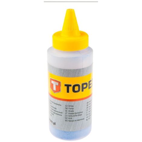 Topex - Tiza de marcado azul 115 g - Para construcción y renovación