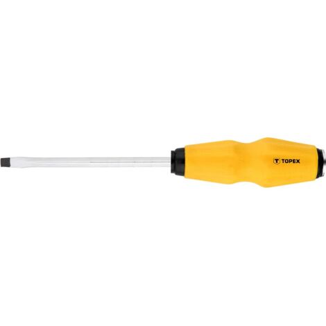 Topex - Tournevis plat pour frapper 6x125mm - vis robustes