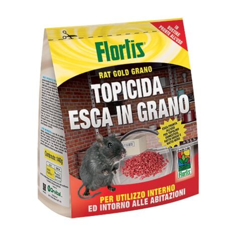 ORVITAL FLORTIS Topicida esca in grano, 140 gr