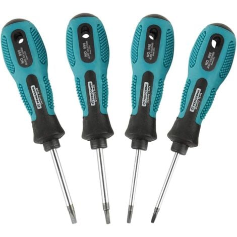 TONYSA TOPIKY 4PCs Jeu de Tournevis Magnétiques à Tête Triangulaire de Précision pour Réparation 1.8mm/2/2.3/3x50mm, Ensemble De Tournevis