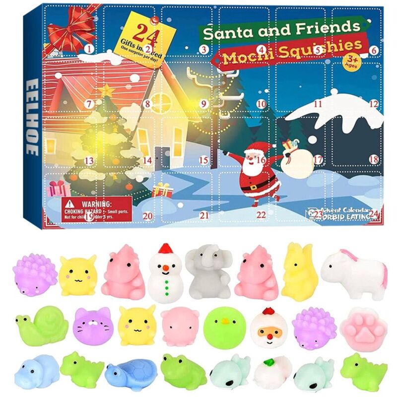 Calendrier de l'Avent 2024, Décoration de cadeau pour enfants et adultes pour Decorations Noel Table Cadeaux Enfants - Topiky