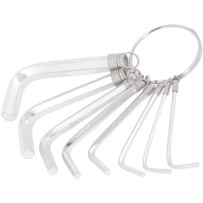 Image of TOPINCN 1.5 Stahl-Sechskantschlüsselsatz 8-teilig 6mm .5 Werkzeugschlüssel Sechskantschlüssel.