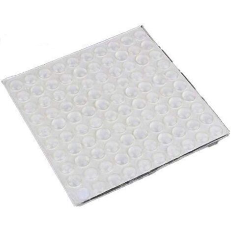 TOPINCN Gummi Möbel Stoßfänger Pads 100 Stücke Klar Selbstklebende Tür Kabinett Schublade Füße Stoßfänger Stop Schalldämpfung Oberflächenschutz Pad 8x2,5mm