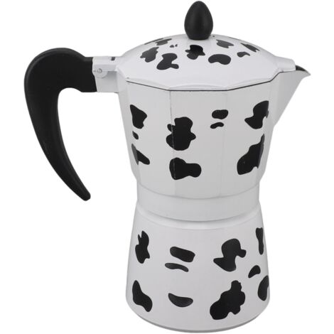TOPINCN Tragbare Kaffeemaschine aus Aluminium-Rindsleder mit reichhaltigem, sanftem Geschmack, für Camping und Outdoor-Abenteuer, handgebrühte Kanne (6 Tassen 300ml).