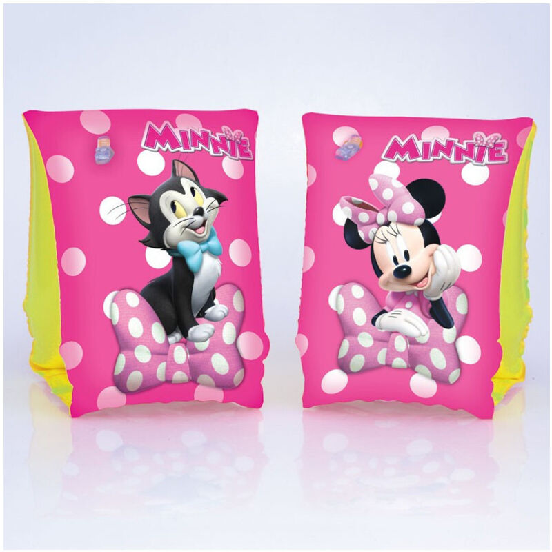 Trade Shop - Topolina Minnie Braccioli 23X15Cm Mare Giochi Spiaggia Piscina Nuoto -