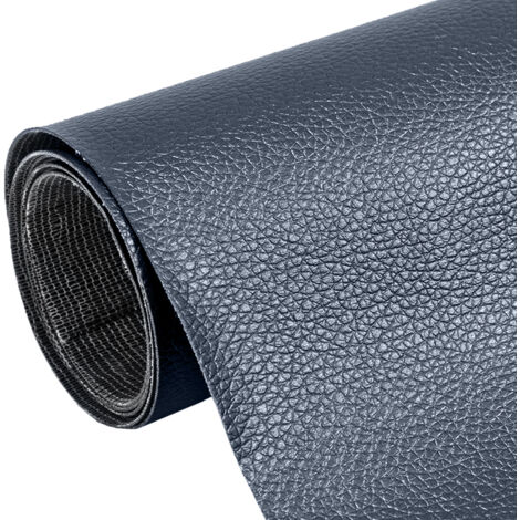 Toppa autoadesiva in pelle 50x137 cm, grigia