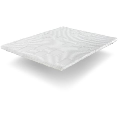 Topper 80x180 BASTILLE - Alto 4 cm Traspirante e adattabile -DORMALIT