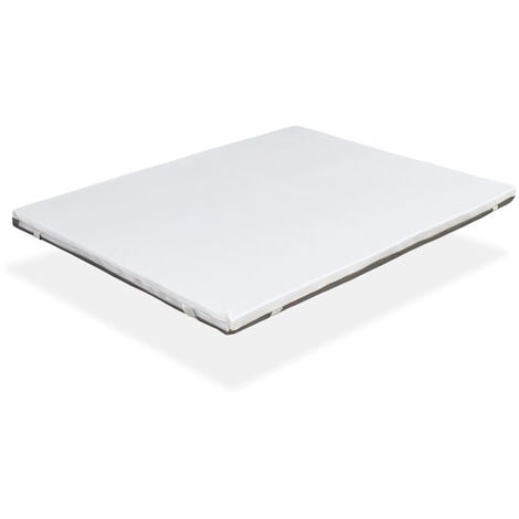 Novilla Topper 150x200, Topper Matrimoniale Materasso Memory Foam 5cm,Topper  Tessuti Ottima Traspirabilità con 4 Angoli