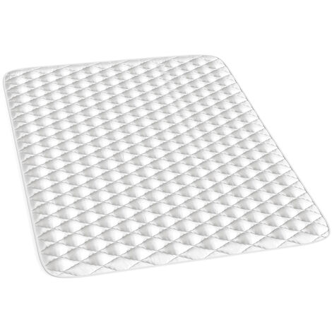 Novilla Topper 160x190, Topper Matrimoniale Materasso Memory Foam 7cm,Topper  Tessuti Ottima Traspirabilità con 4 Angoli Elastici Rivestimento, Rigidità  Media Traspirante Bianco : : Casa e cucina