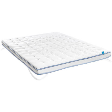 Topper colchón Luxury Nimbus Viscoelástico Firmeza media Confort extra Transpirable Adaptable Mejora descanso Acogedor y suave  160x200 cm