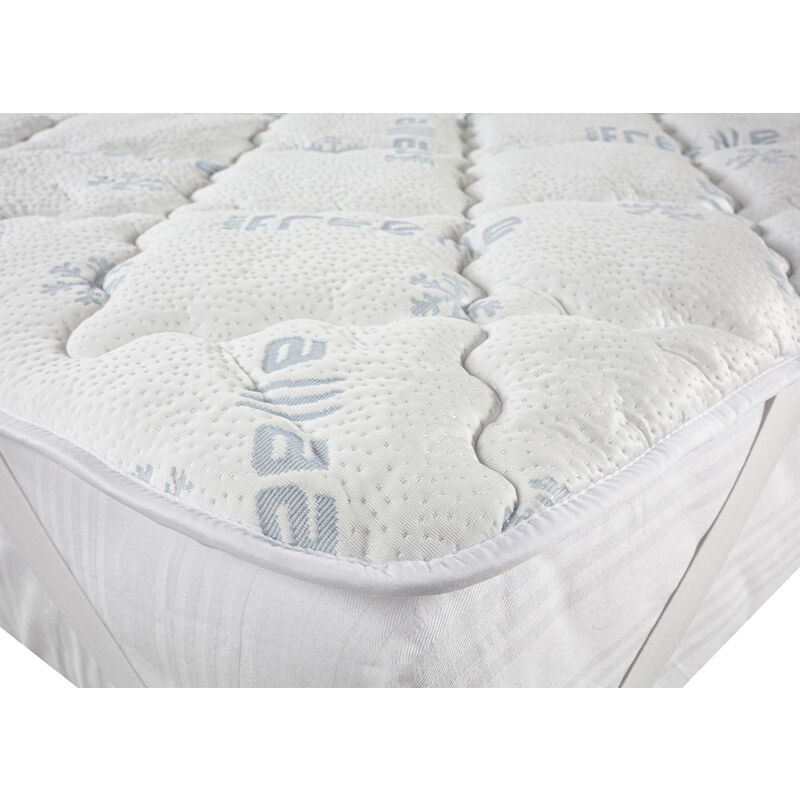 Topper Coprimaterasso Imbottito Correttore Materasso Reversibile Ri...