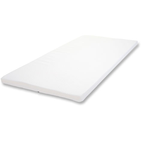 TOPPER CORRETTORE IN MEMORY FOAM O GOMMA PER MATERASSO MATRIMONIALE ALTO 5,5  CM