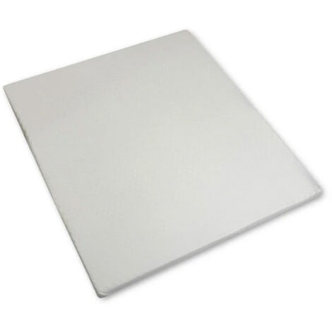 Topper Memory Materasso Sfoderabile Con Elastici Agli Angoli 7 Zone Altezza 6cm, misuraMatrimonialecoloreAltezza 6cm