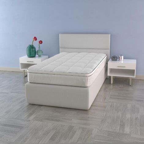 TOPPER MORFEO trapuntato con fascia coprimaterasso, Singolo 80x195cm