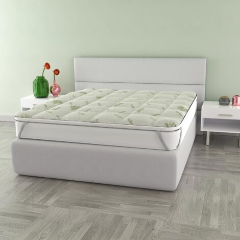 TOPPER WELLNESS TRAPUNTATO CON ELASTICI, Matrimoniale 160x195cm