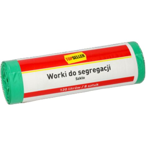 TOPSELLER sacs de tri sélectif 120l vert 8 pcs.
