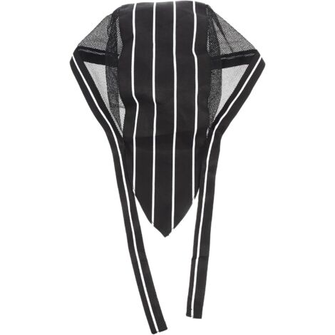 Toque de chef unisexe en maille ajustable pour restaurant