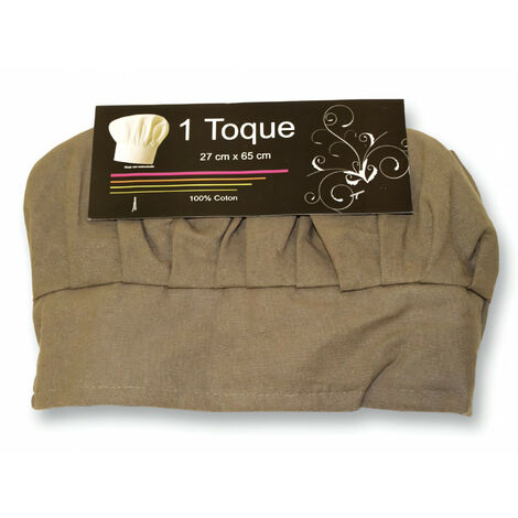 Toque taupe 27x65 cm