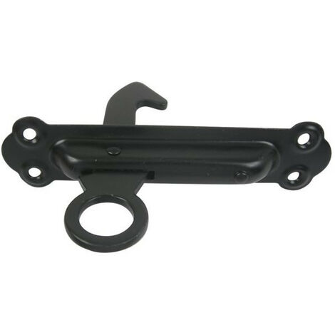 Torbel – Arrêt de porte à paillette noir H45 – Protection murale discrète – Fixation à vis – Pour portes standard
