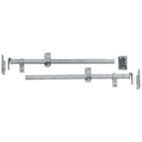 Torbel – Barre de sécurité 6 points d'ancrage pour volets – Longueur 440mm – Fixation renforcée sur tableaux et vantaux – Pour largeurs jusqu'à 1400mm