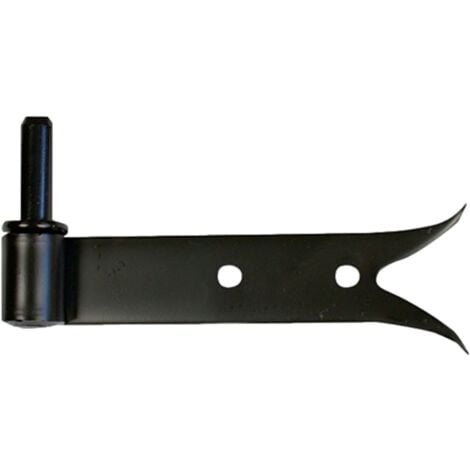 TORBEL Gond de volet à plaquer queue de carpe L170 axe amovible D14 noir