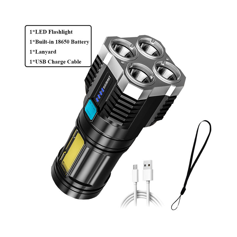 Torce a led ad alta potenza torcia ultra luminosa
