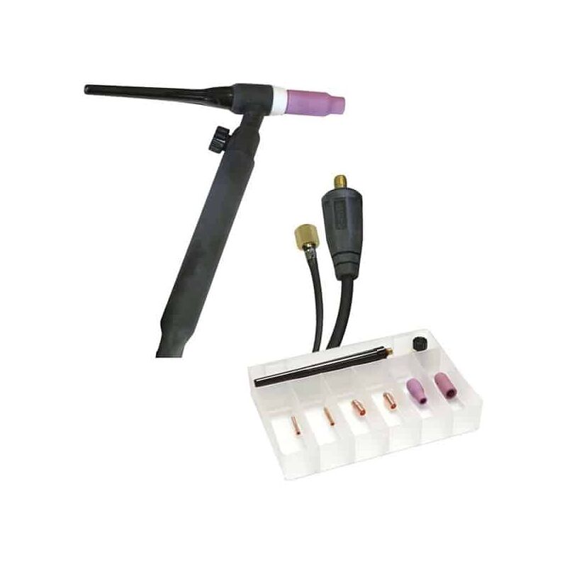 Abicor Binzel - gys Torche tig à valve SR17V Ø10/25 + Accessoires - 044425