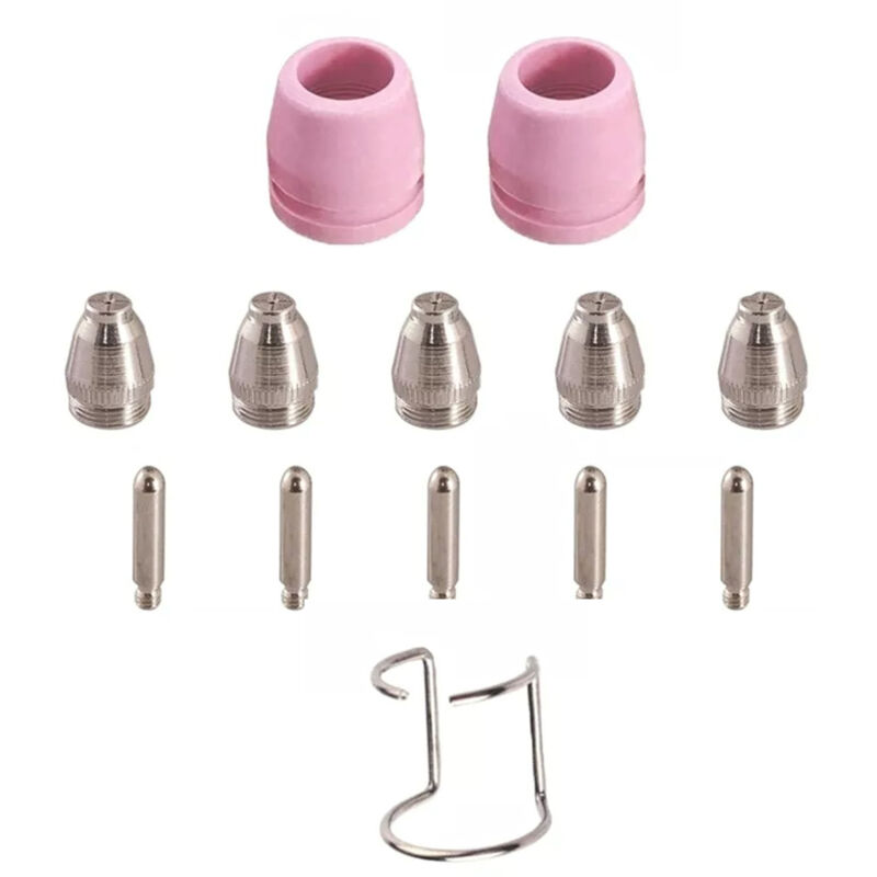 Sunxury - Torche de découpe, consommables, buses, électrodes, coupelles de bouclier, support, Kit d'outils de découpe Plasma