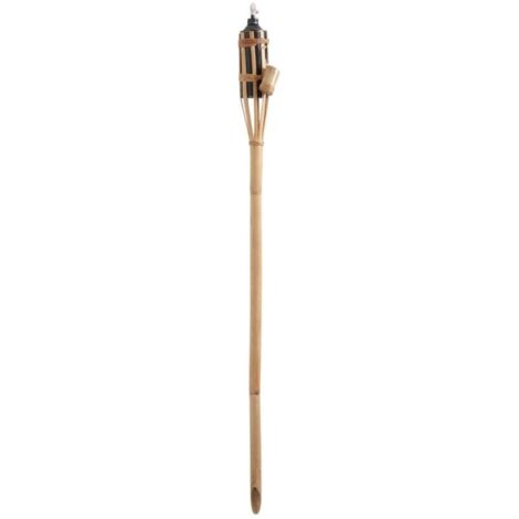 Torche de jardin en bambou 120cm