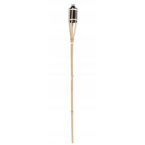 Torche de jardin en bambou pour bougie 60 cm