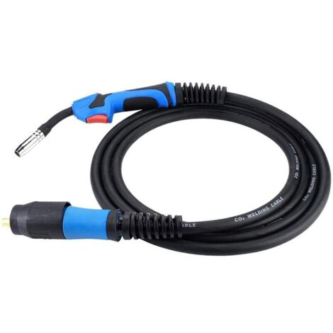 Torche de soudage blindée au gaz MIG MB15AK, connecteur de raccord Standard européen 3.8M