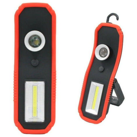 Torche De Travail Lampe Led Magnétique Rechargeable Avec Crochet Hc-919