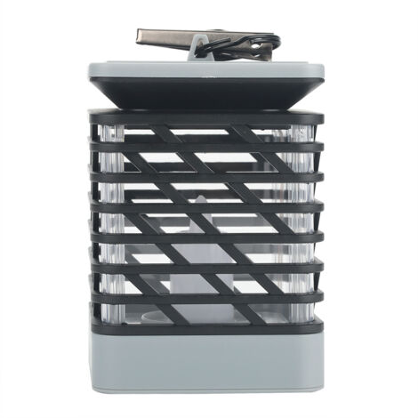Torche décorative LED solaire étanche pour allée de jardin et cour